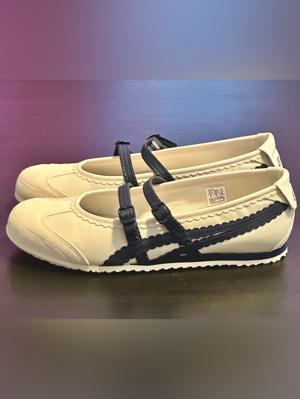 Onitsuka Tigers Mexico 66 Birch Peacoat - Size 11 - Picture 5 of 6